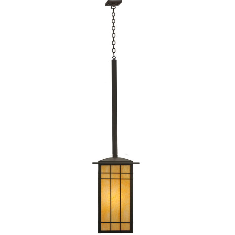 Bronze and Glass 4-Light Globe Pendant for Indoor/Outdoor