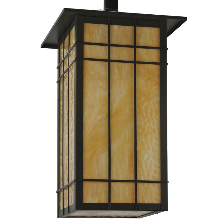 Bronze and Glass 4-Light Globe Pendant for Indoor/Outdoor