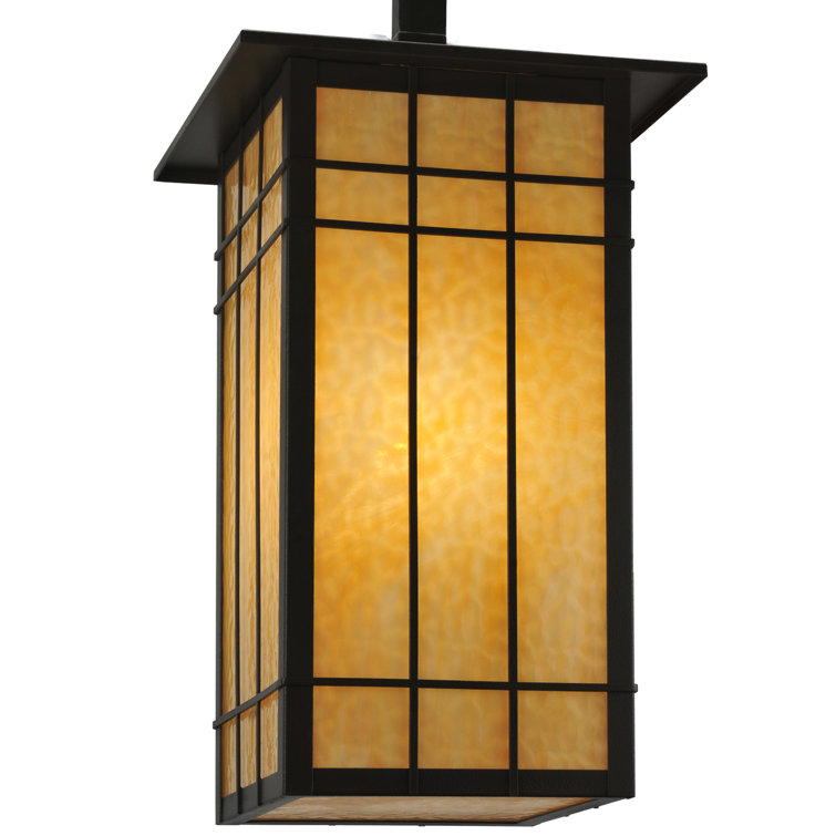 Bronze and Glass 4-Light Globe Pendant for Indoor/Outdoor