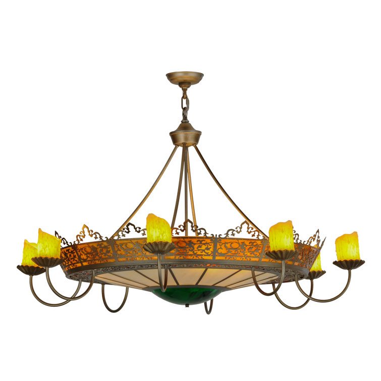 Stanley 47" Wide 20-Light Dimmable Geometric Chandelier