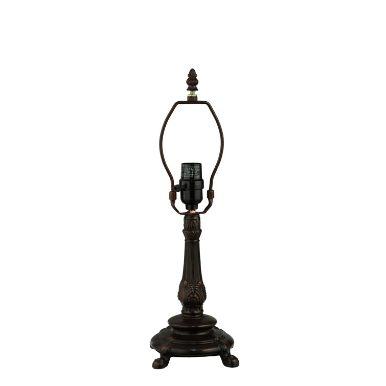 Mahogany Bronze 9" Stained Glass Table Lamp Base