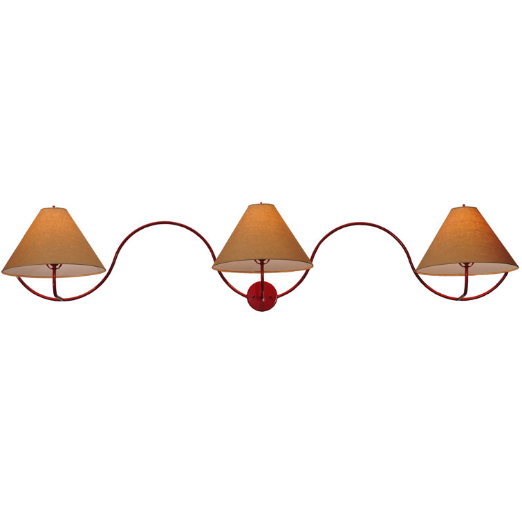 Bronze 3-Light Contemporary Wall Sconce