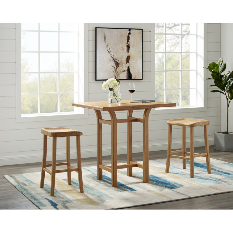 Caramelized Bamboo Saddle Style Counter Stool