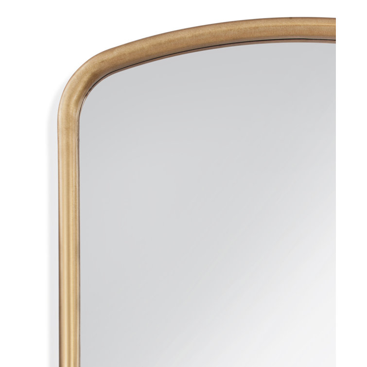 Brookings Transitional Full-Length Gold Leaner Mirror 52x86