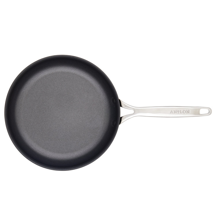 10" Bronze Aluminum Nonstick Fry Pan with Stainless Steel Handle