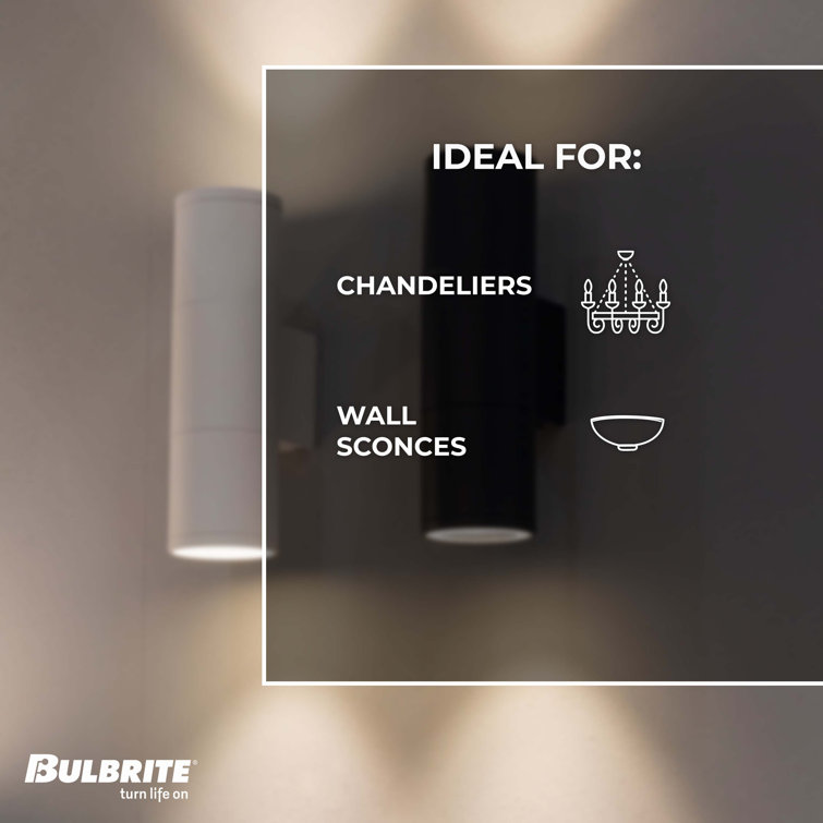 Clear 60 Watt Equivalent Dimmable LED Candelabra Bulb