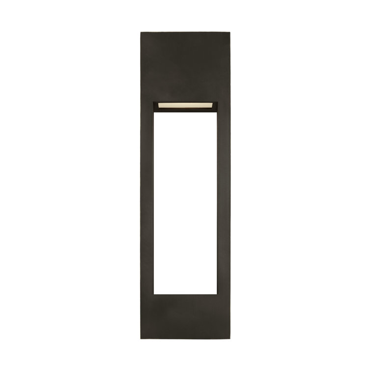 Antique Bronze 24" Modern LED Outdoor Wall Lantern