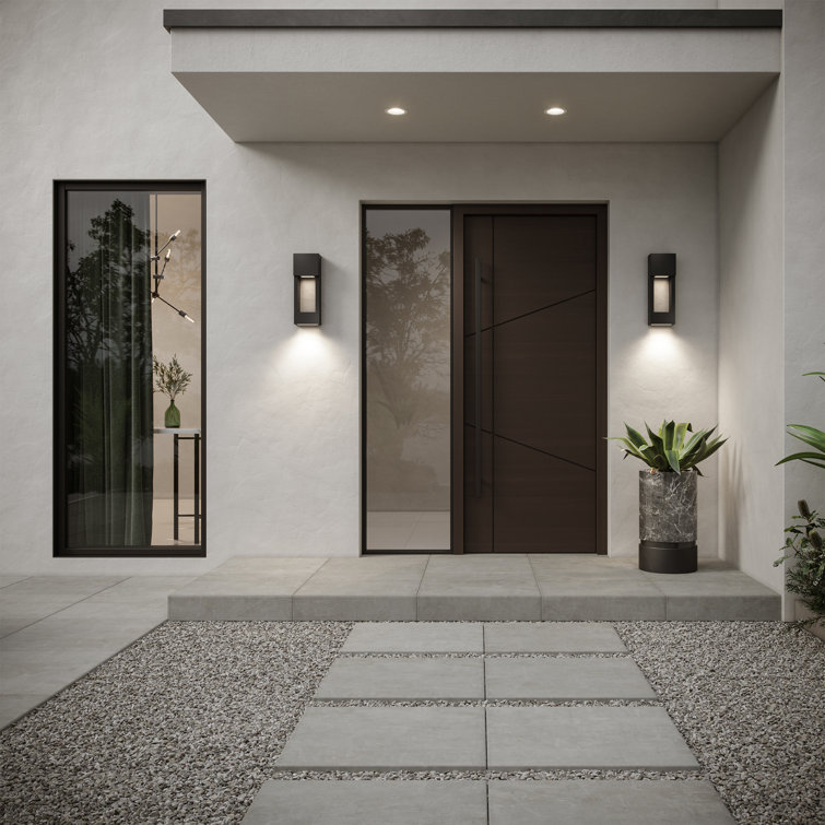Antique Bronze 24" Modern LED Outdoor Wall Lantern