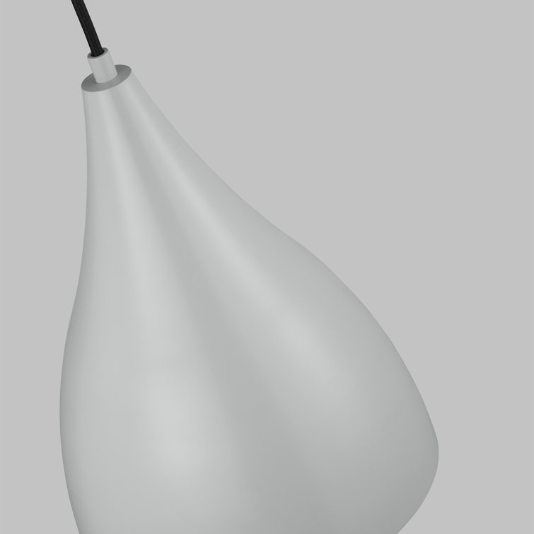 Oden Matte Grey 9" Mini Pendant with Energy Star