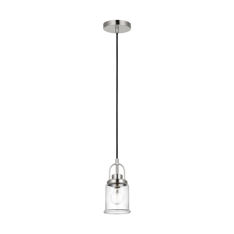Mini Brushed Nickel LED Vanity Pendant Light for Indoor/Outdoor
