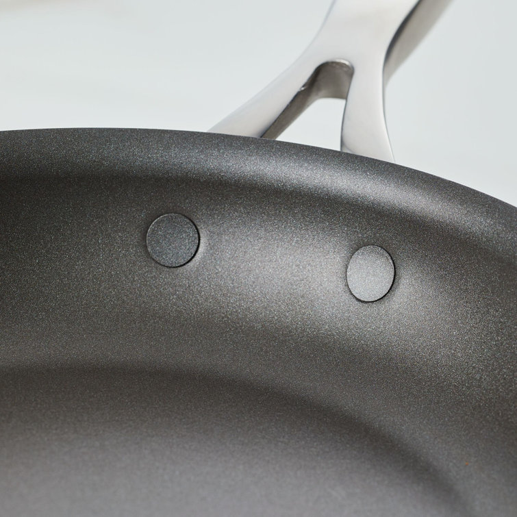 10" Bronze Aluminum Nonstick Fry Pan with Stainless Steel Handle