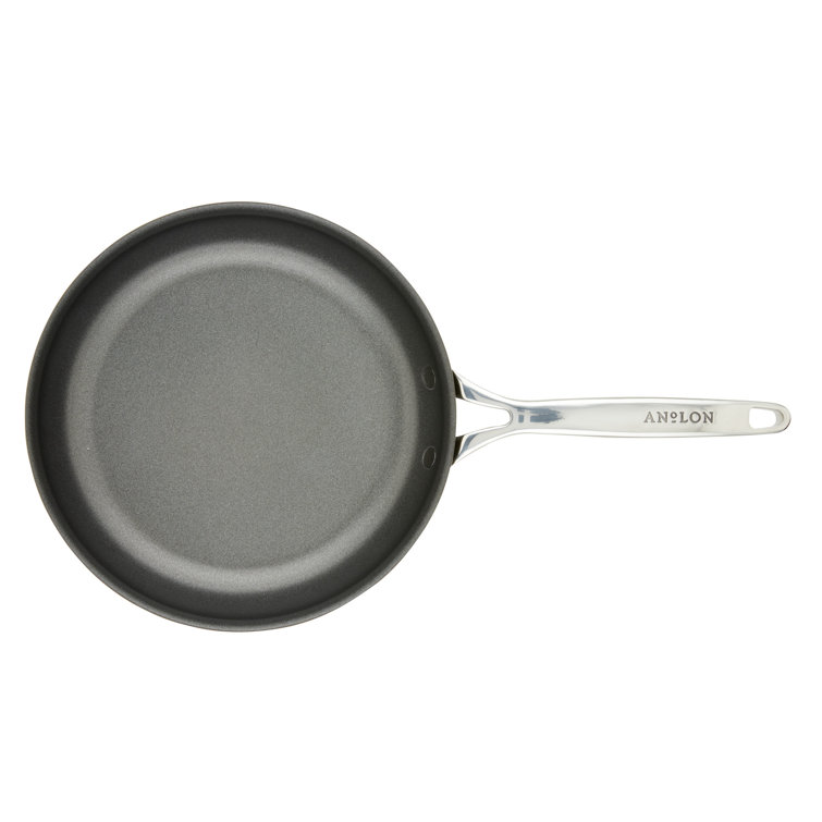 10" Bronze Aluminum Nonstick Fry Pan with Stainless Steel Handle