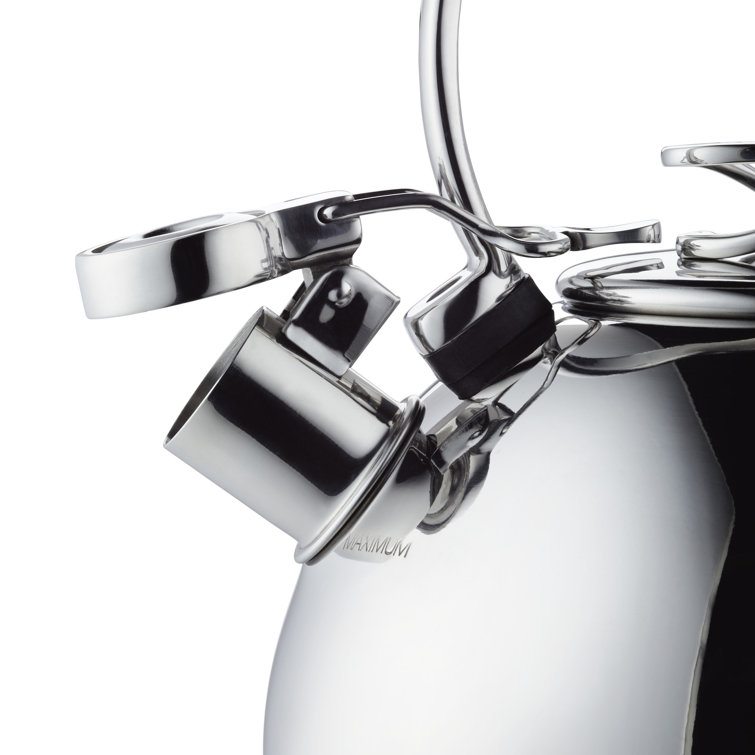 Circulon Silver Stainless Steel 2.3-Quart Whistling Teakettle