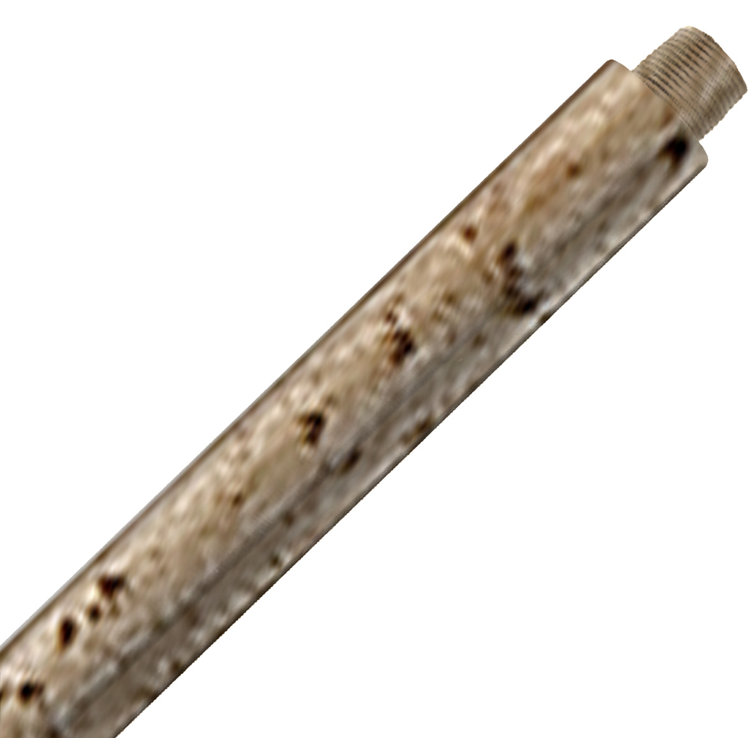 Distressed Gold 12" Metal Ceiling Extension Rod