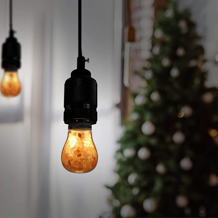 Amber Himalayan Salt Dimmable Decorative Light Bulb Set