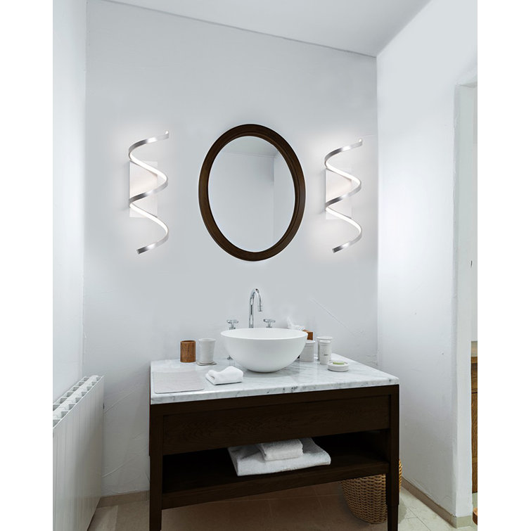 Brass Dimmable Direct Wired Electric Sconce