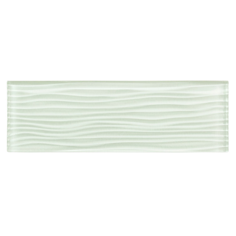 Enchant-Parade 4" x 12" Glossy Textured Glass Tile