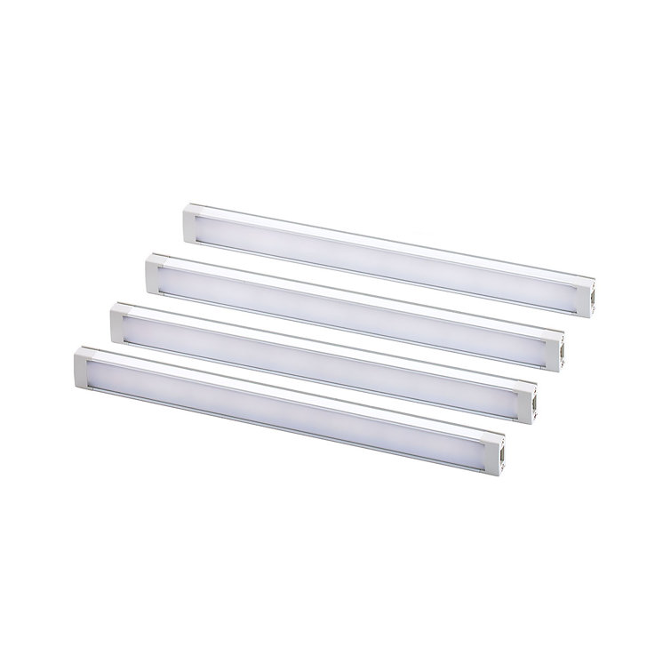 Slim White LED Under Cabinet Light Bar Kit with Motion Sensor