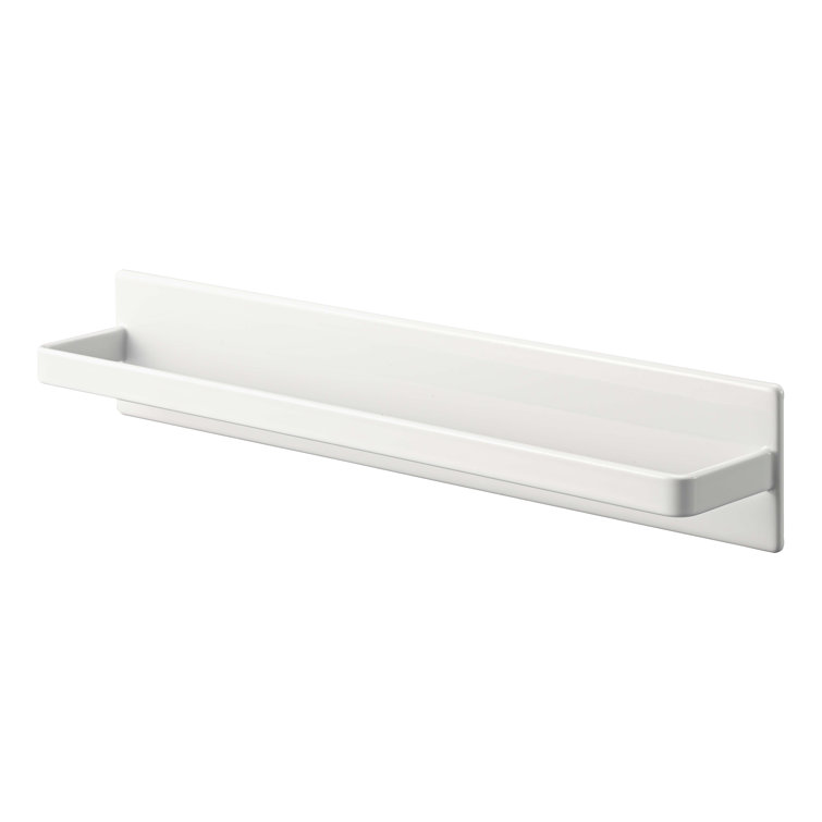 White Steel Wall Mounted Magnetic Kitchen Towel Hanger
