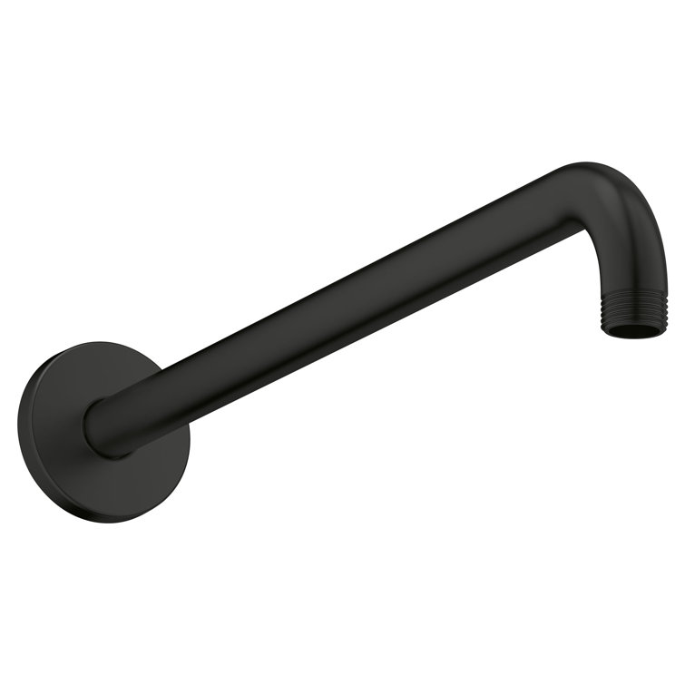 Matte Black Wall Mounted Rain Shower Arm