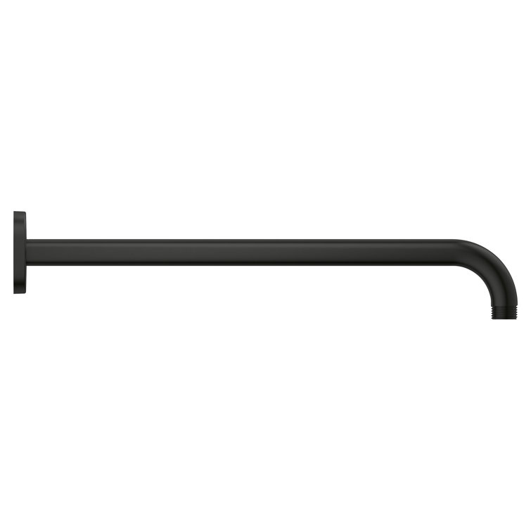 Matte Black Wall Mounted Rain Shower Arm