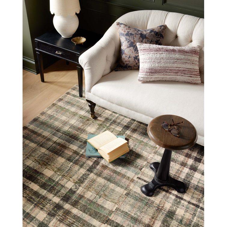 Humphrey Forest Multi Plaid 7'3" x 9'3" Polyester Area Rug