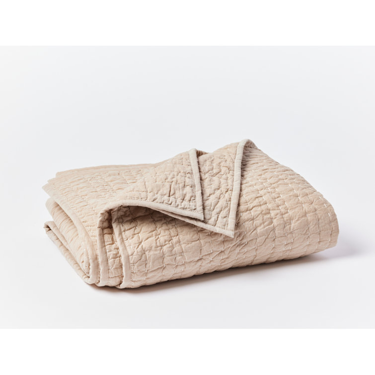Hazel Chambray Organic Cotton King Quilt