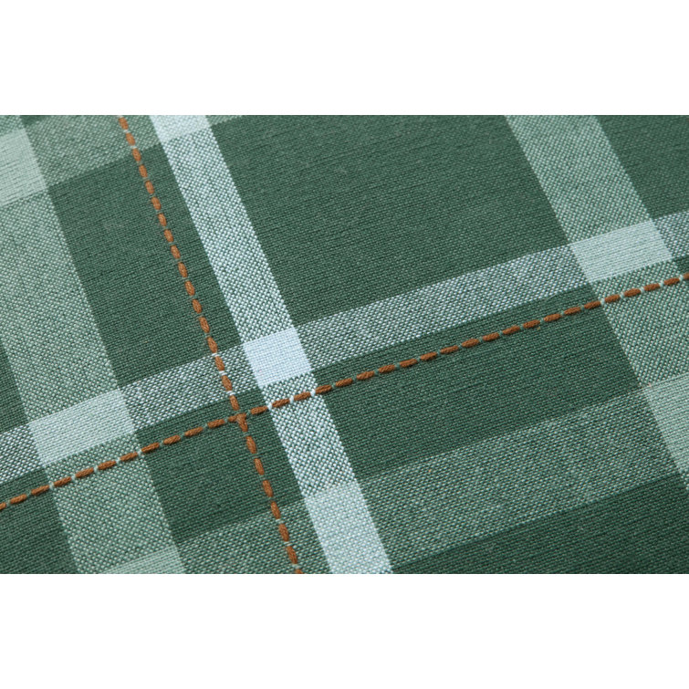 Luxe Lodge Reversible Plaid Cotton-Polyester 20" Throw Pillow