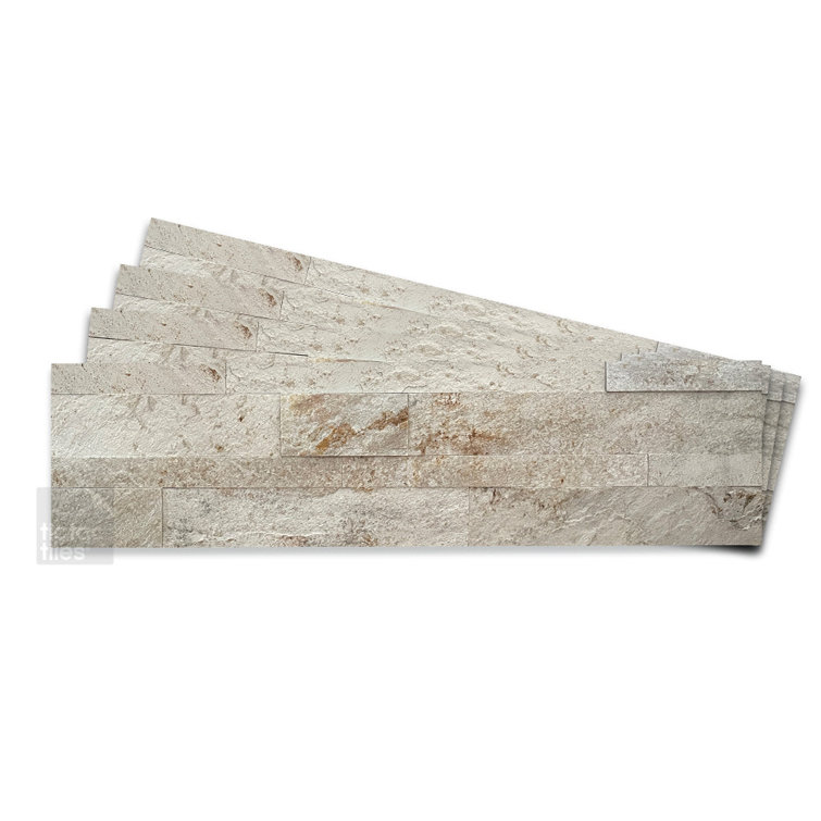 Golden Beach Natural Stone Peel & Stick Mosaic Tile Sheets