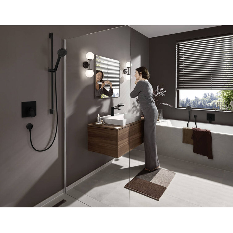 Matte Black Brass Single Hole Modern Faucet