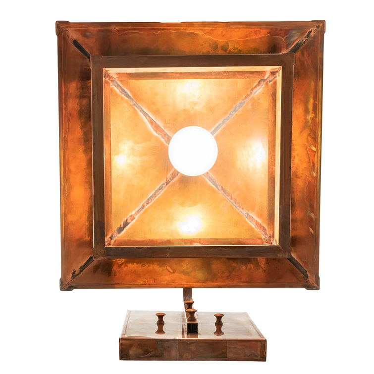 Beige Iridized Glass Direct Wired Wall Sconce