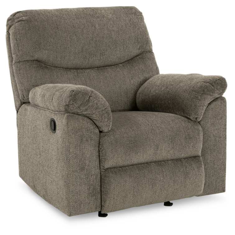 Alphons Putty 39'' Contemporary Metal Rocker Recliner