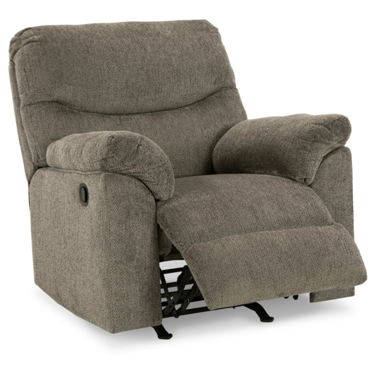 Alphons Putty 39'' Contemporary Metal Rocker Recliner