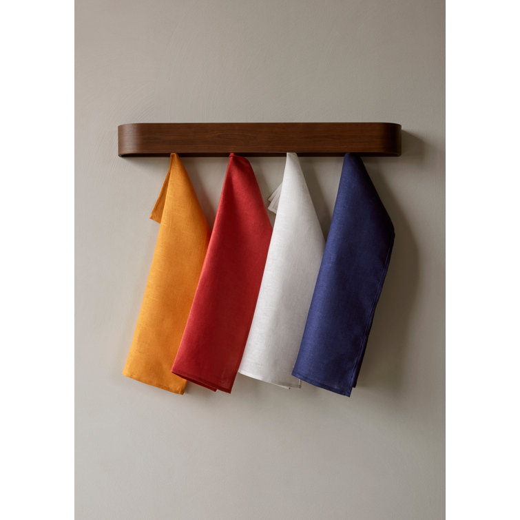 Epoch Dark Stained Oak Wall Mounted Coat Rack with Shelf