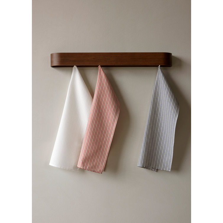 Epoch Dark Stained Oak Wall Mounted Coat Rack with Shelf