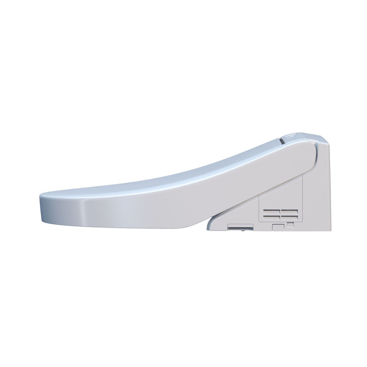 Cotton White Round Heated Electronic Bidet Seat