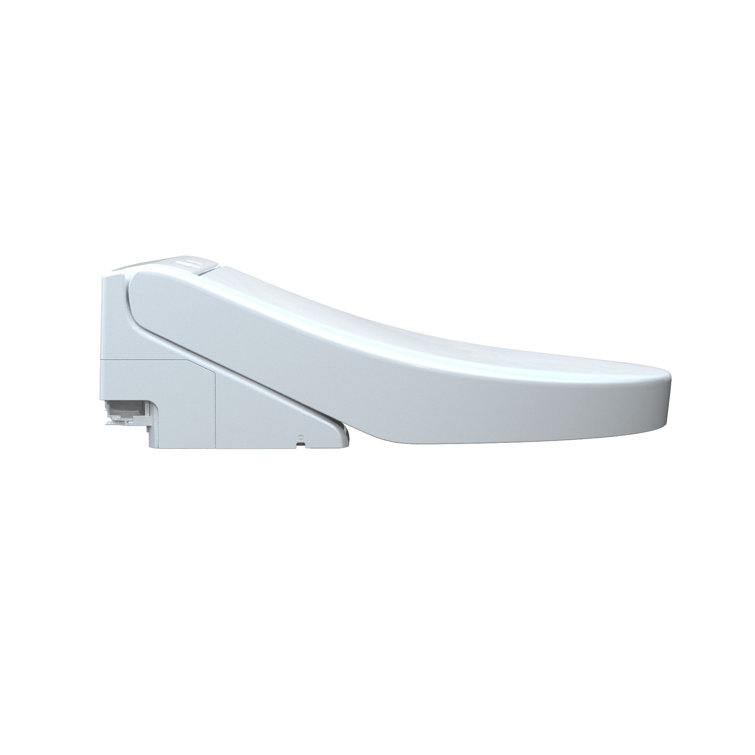 Cotton White Round Heated Electronic Bidet Seat