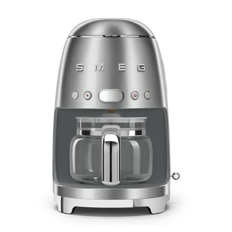 Stainless Steel Retro 10-Cup Drip Coffee Machine
