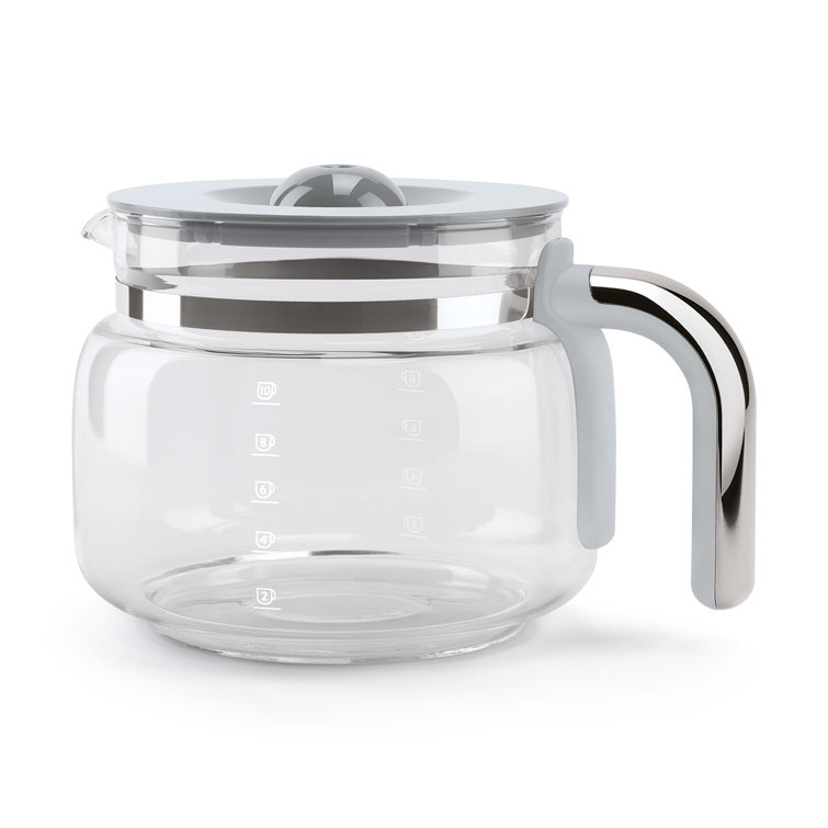 Stainless Steel Retro 10-Cup Drip Coffee Machine