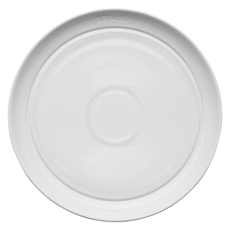 White Porcelain 9-Inch Salad and Dessert Plate Set