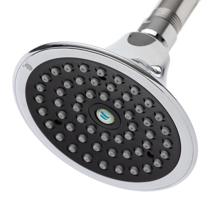 Chrome Medium Round Wall Mounted Rain Shower Head
