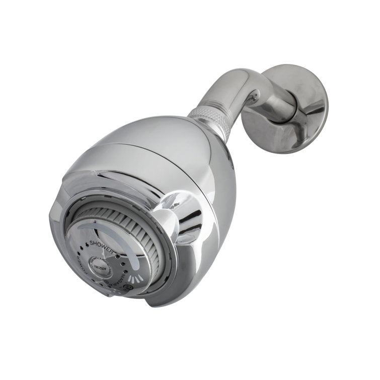 Niagara Conservation N2920CH Earth Spa 3-Spray with 2 GPM 2.7-in. Wall Mount Adjustable Fixed Shower Head in Chrome, 1-Pack | Bathroom Shower Head Sprayer with Pressure Compensation Technology