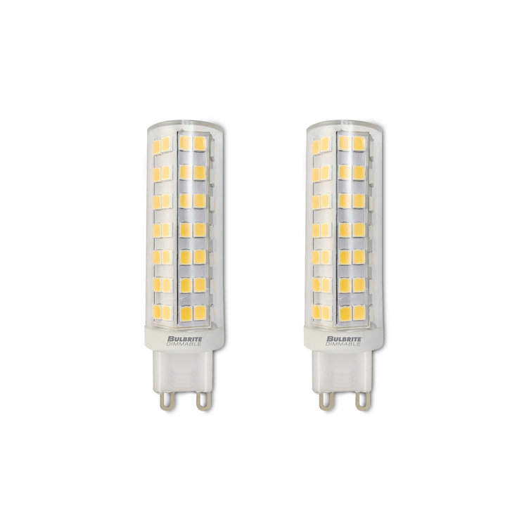 6.5 Watt Clear Dimmable LED Bi-pin Bulbs (Set of 2)