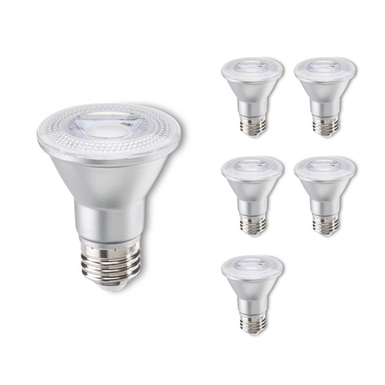 50 Watt Equivalent White Dimmable LED Flood Light Bulb Pack