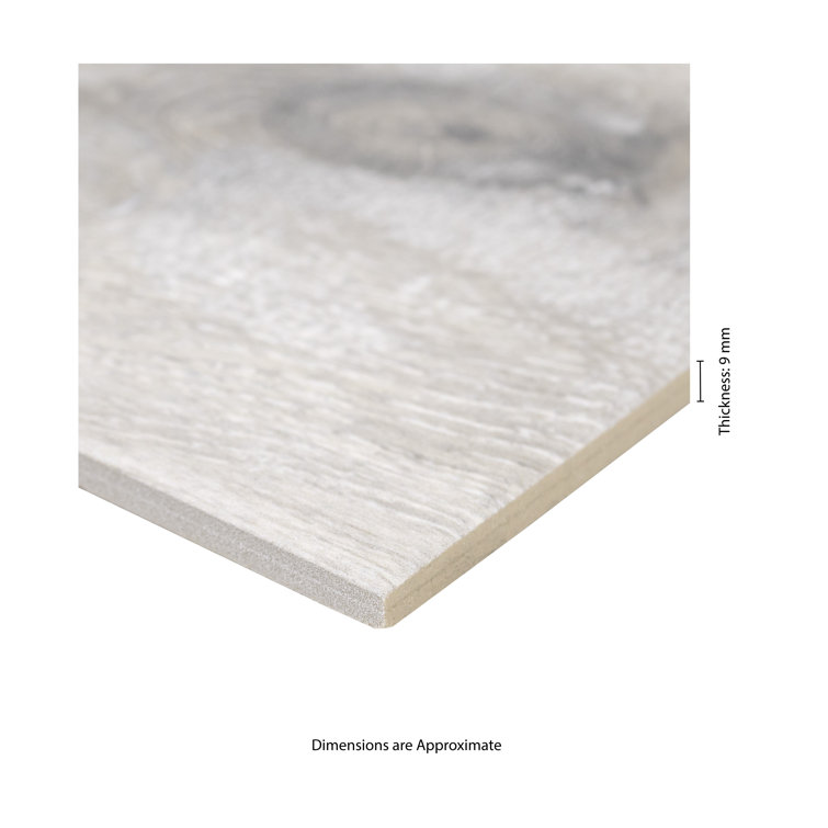 Antoni Platinum 6" x 36" Matte Glazed Porcelain Tile