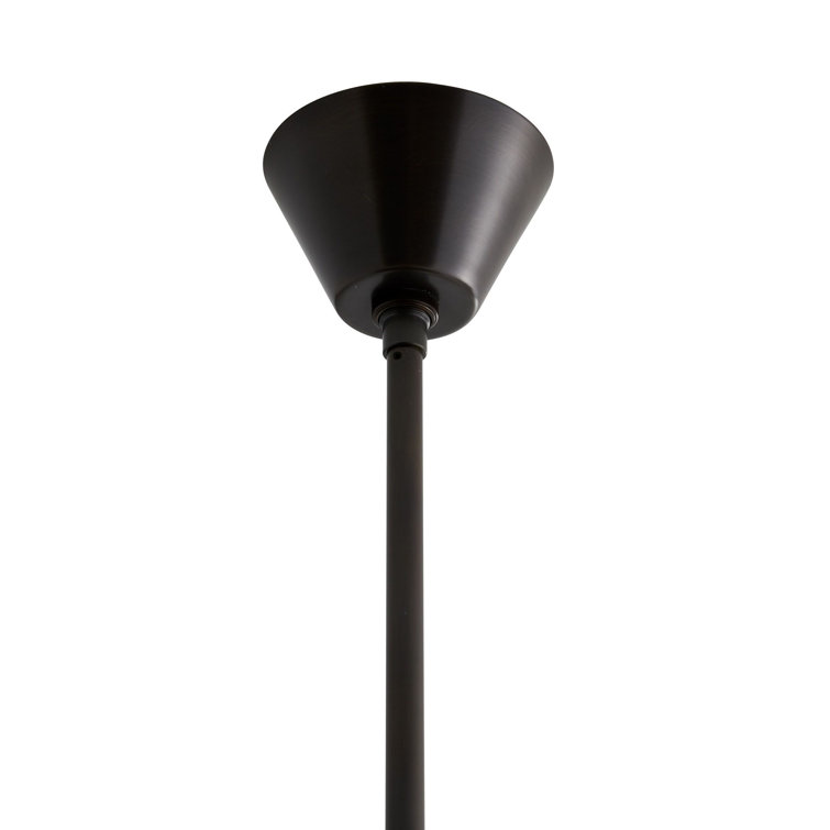Manchester 8-Light Bronze and Glass Pendant