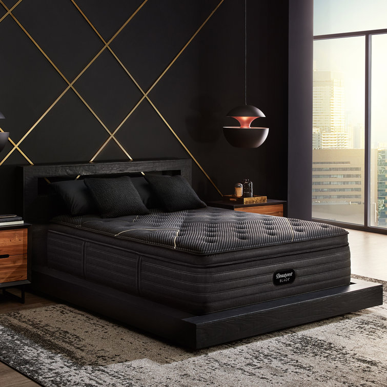 King Plush Pillow Top Innerspring Mattress with Gel Memory Foam