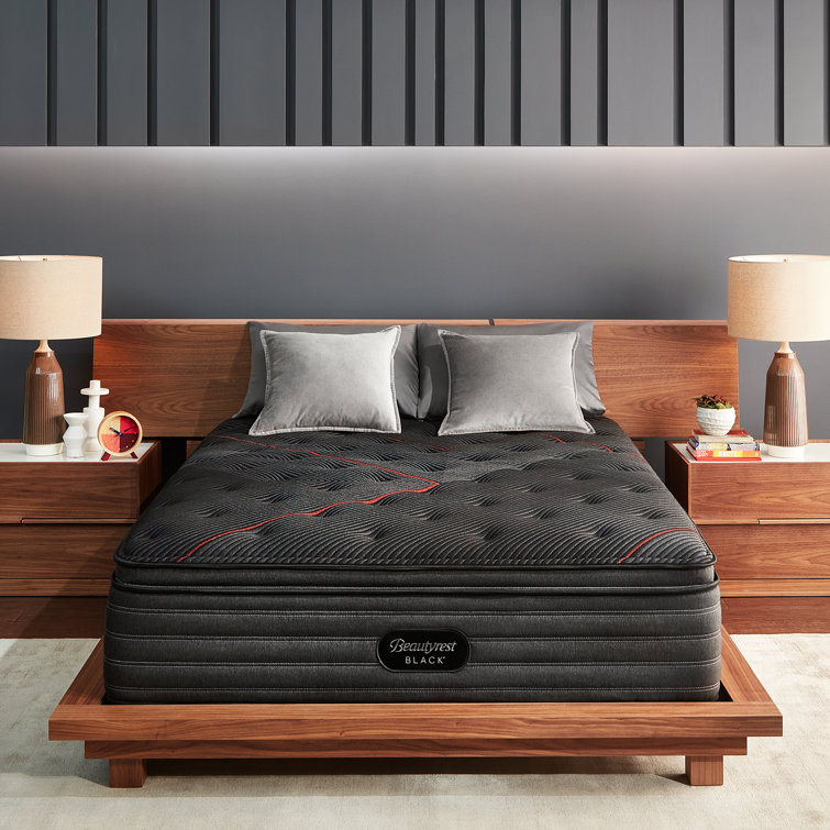 Twin XL Plush Pillow Top Innerspring Mattress with Gel Memory Foam