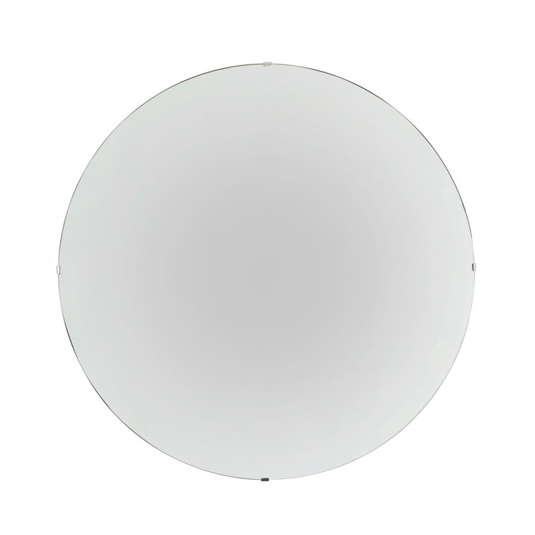 41'' Silver Glass Round Concave Wall Mirror