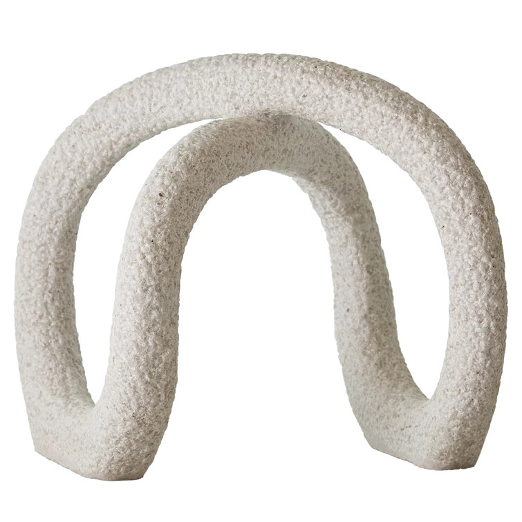 Hand-Carved Solid Marble Bold Knott Statue
